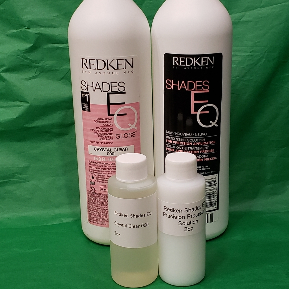 Redken Shades EQ Crystal Clear Gloss Set *Repackaged* 2 oz Each